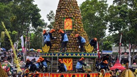 FOTO: Tradisi Syukuran Panen Durian Kenduren Wonosalam Jombang