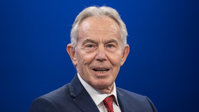 Wakil Presiden Otoritas Palestina (PA) Hussein al-Sheikh bertemu mantan Perdana Menteri Inggris Tony Blair.