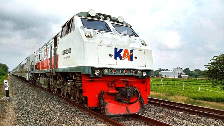 Ilustrasi kereta api