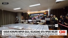 VIDEO: Kasus Korupsi Impor Gula, Kejagung Sita Rp.565 Miliar