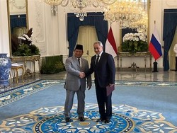 Prabowo Sambut Sekretaris Dewan Keamanan Rusia di Istana