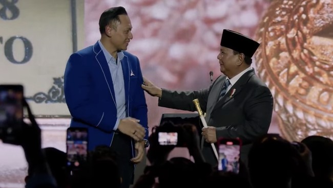 AHY mengungkap sikap Prabowo yang mendukungnya di tengah upaya kudeta Demokrat oleh kubu Moeldoko, beberapa waktu lalu.