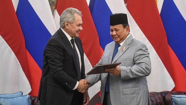 Presiden Rusia Vladimir Putin mengirimkan surat pribadi kepada Presiden Prabowo Subianto melalui Sekretaris Dewan Keamanan Federasi Rusia Sergei Shoigu.