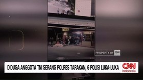 VIDEO: Diduga Anggota TNI Serang Polres Tarakan, 6 Polisi Luka-luka