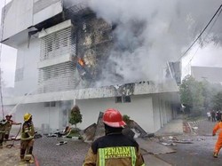 Kantor Disdik Sumut Kebakaran, Diduga Akibat Puntung Rokok