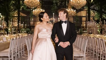 Ungkapan Manis Mark Zuckerberg saat Sang Istri Ultah ke-40, Ini 5 Potret Perayaan Mewahnya