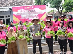 Polres Situbondo-Bhayangkari Launching Program Pekarangan Pangan Lestari