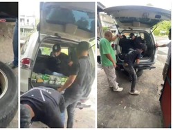 Warga Jawa Timur Ditangkap Polisi karena Selundupkan 24,8 Kg Sabu di Ban Serep