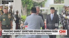 VIDEO: Prabowo Sambut Sekretaris Dewan Keamanan Rusia