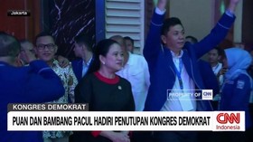 VIDEO: Puan dan Bambang Pacul Hadiri Penutupan Kongres Demokrat