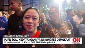 VIDEO: Puan Soal Kedatangannya di Kongres Demokrat