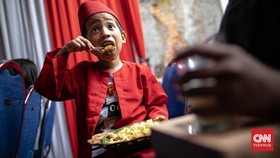 FOTO: Balita dan Bumil Sarapan Sehat Cegah Stunting di Posyandu