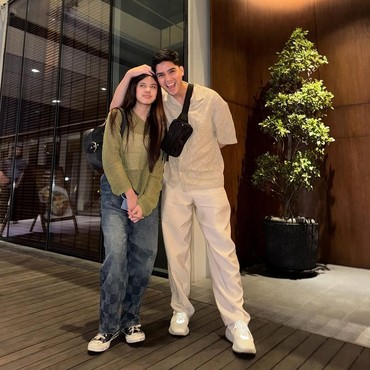 Rayakan Ultah Adik, Potret Al Ghazali Ajak Safeea Ahmad Makan Malam