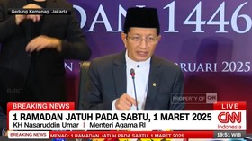 VIDEO: 1 Ramadan Jatuh Pada Sabtu, 1 Maret 2025