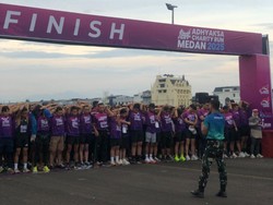 Keseruan Adhyaksa Charity Run 2025 yang Digelar di Medan