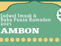  Jadwal Imsak & Buka Puasa Wilayah Ambon