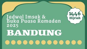 INFOGRAFIS: Jadwal Imsak & Buka Puasa Wilayah Bandung