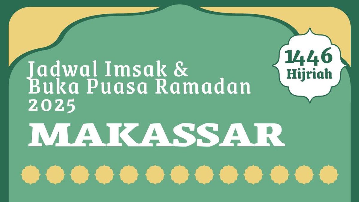 INFOGRAFIS: Jadwal Imsak dan Buka Puasa Wilayah Makassar