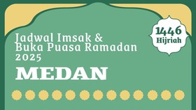 INFOGRAFIS: Jadwal Imsak & Buka Puasa Wilayah Medan