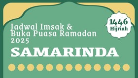 INFOGRAFIS: Jadwal Imsak & Buka Puasa Wilayah Samarinda