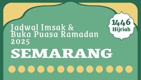 INFOGRAFIS: Jadwal Imsak & Buka Puasa Wilayah Semarang