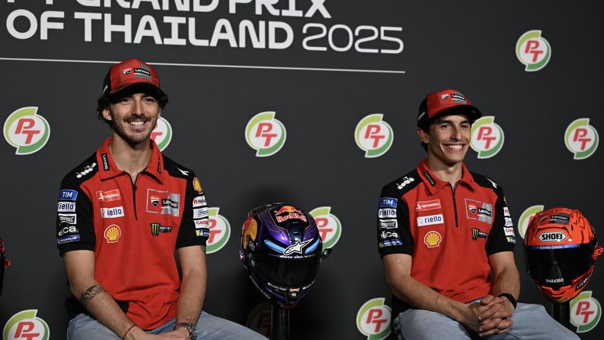 Rekap Hari Pertama MotoGP Thailand: Marquez Cemerlang, Bagnaia Muram