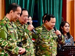 Momen Prabowo, Jokowi, SBY Nyanyi Bersama di Retret Kepala Daerah