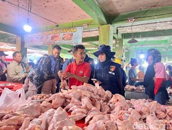 Sidak Pasar di Pangkalpinang, Satgas Polda Babel Dapati Harga Cabai Naik