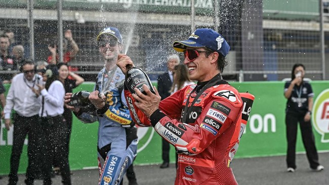 Marc Marquez mulai menunjukkan sinyal kebangkitan setelah meraih hasil impresif jelang race MotoGP Thailand 2025.