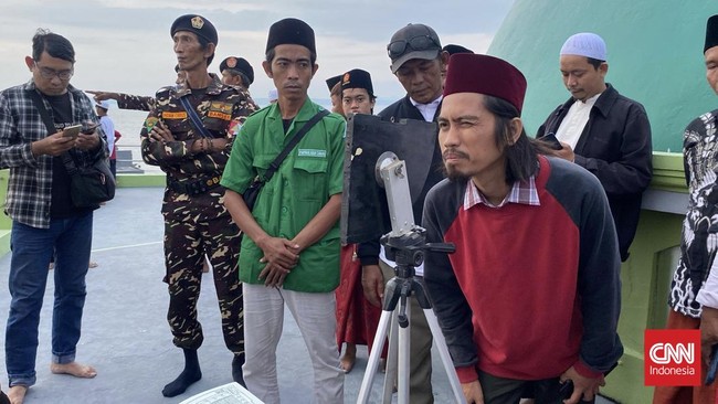 Hilal 1 Syawal 1446 Hijriah sebagai penanda Idulfitri atau lebaran 2025 tidak terlihat di Jawa Timur.