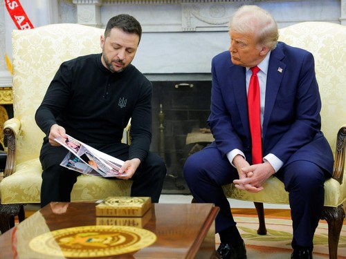Trump Bertemu Zelensky di Gedung Putih, Bahas Perang Rusia