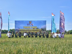 Panen Padi di Halim Farm, Wakasau: Kontribusi TNI AU Dukung Ketahanan Pangan