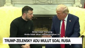 VIDEO: Trump-Zelensky Adu Mulut Soal Rusia