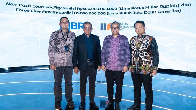 Dalam kerja sama ini, IIF memperoleh fasilitas Non-Cash Loan (NCL) senilai Rp500 miliar serta fasilitas Forex Line sebesar USD 50 juta dari BRI.