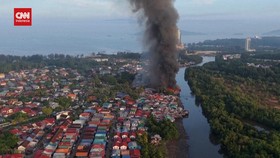 VIDEO: Kebakaran Landa Desa di Malaysia, 669 Orang Kehilangan Rumah