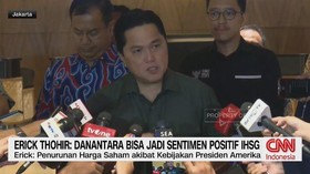 VIDEO: Erick Thohir: Danantara Bisa Jadi Sentimen Positif IHSG