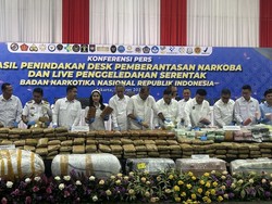 Desk Pemberantasan Narkoba Sita 1,2 Ton Narkotika hingga 16 Mobil