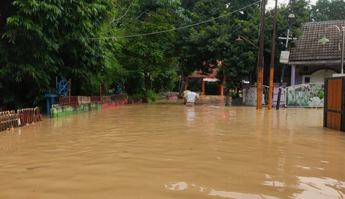 Kondisi banjir di Desa Bojong Kulur, Gunung Putri, Kabupten Bogor. (Dok Istimewa)