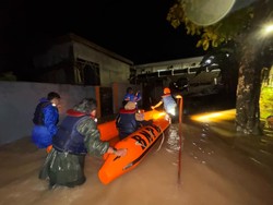 Hujan Deras Landa Muara Enim, Puluhan KK Terdampak Banjir
