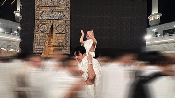 Momen Kaba Anak Dinda Hauw Cium Kabah Tepat di Ultah ke-2, Simak 5 Potretnya