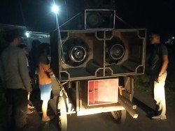 Polisi Amankan Warga Kota Blitar yang Bangunkan Sahur Pakai Sound Horeg