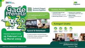 Pegadaian GadePreneur 2025 Resmi Dibuka, Sedia Lebih Banyak Benefit