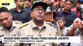 VIDEO: Wagub Rano Karno Tinjau Posko Banjir Jakarta