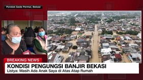VIDEO: Kondisi Pengungsi Banjir Bekasi