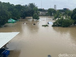 Pemilik Pasrah Mobil Terendam Banjir di Mal Mega Bekasi: Tinggal Atap Doang