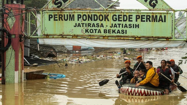 Pemerintah Kota Bekasi memastikan tak ada korban jiwa usai banjir yang merendam hampir sebagian besar wilayah tersebut sejak Selasa (4/3).