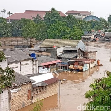 Ini Titik Banjir yang Melanda Daerah di Jabodetabek, Ketinggiannya Mencapai 3 Meter!