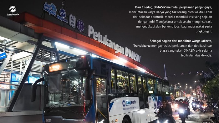 D'MASIV membeli naming rights halte TransJakarta