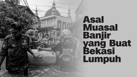 INFOGRAFIS: Asal Muasal Banjir yang Buat Bekasi Lumpuh