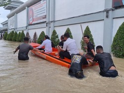 Lapas Cikarang Terendam Banjir, Napi Dievakuasi